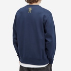 Billionaire Boys Club Men's Helmet Logo Crewneck Sweatshirt in Navy