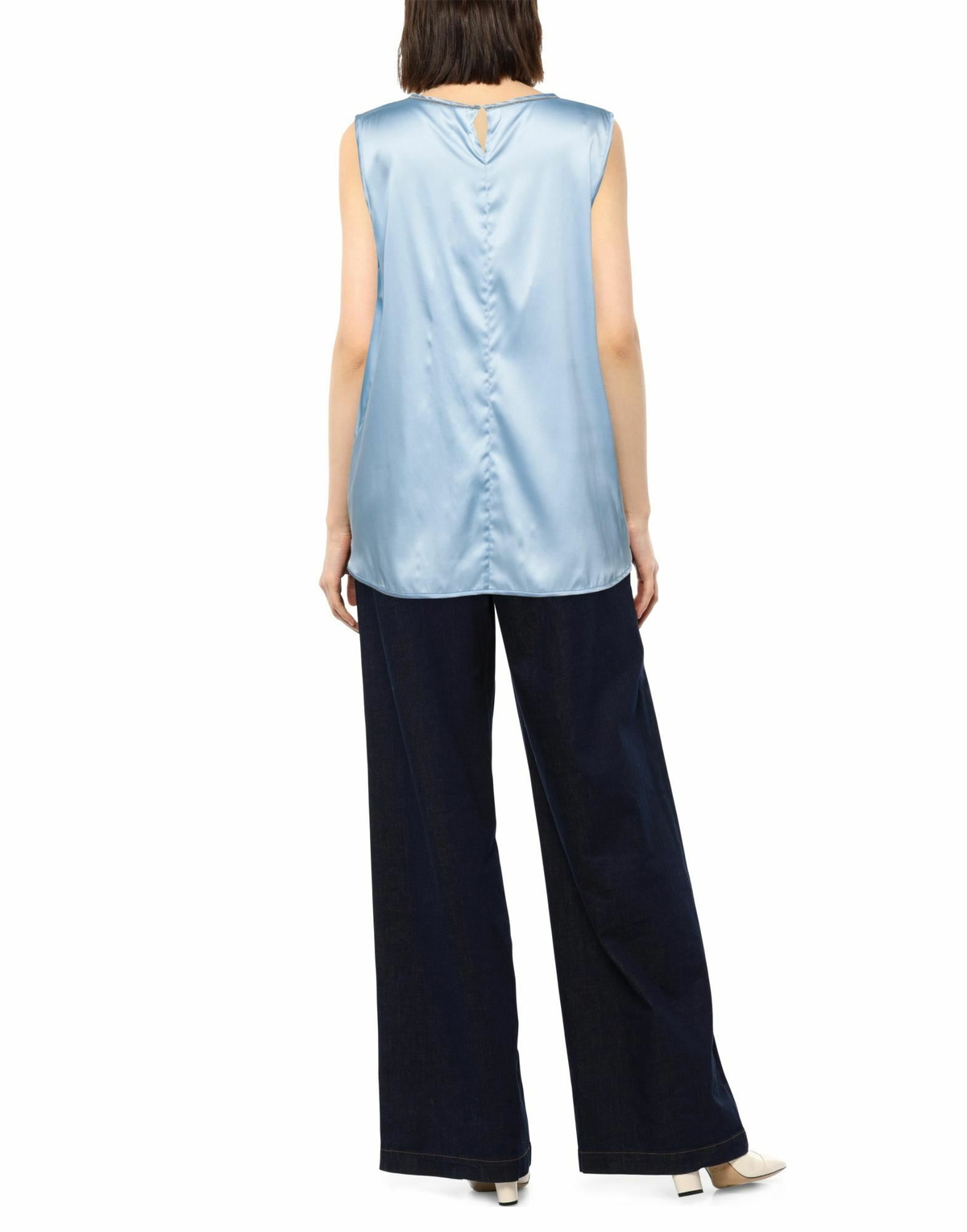 Peserico Womens Top in Sky blue