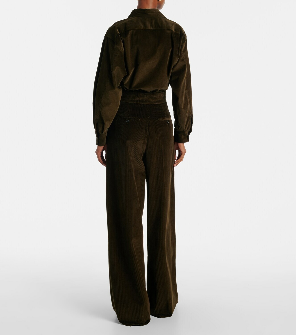 Max Mara Fertile cotton corduroy bodysuit