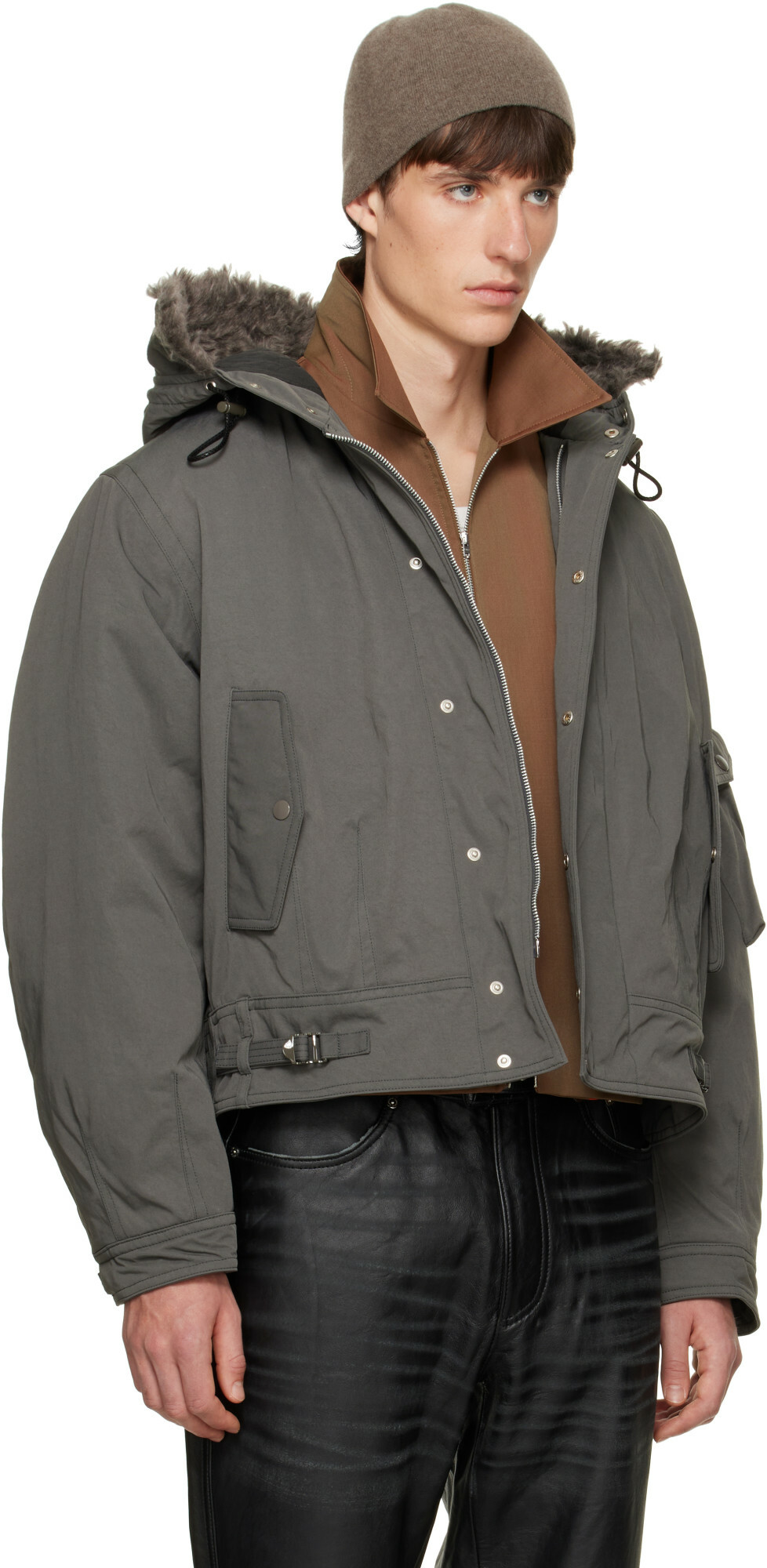 OUR LEGACY Gray Orbit Jacket