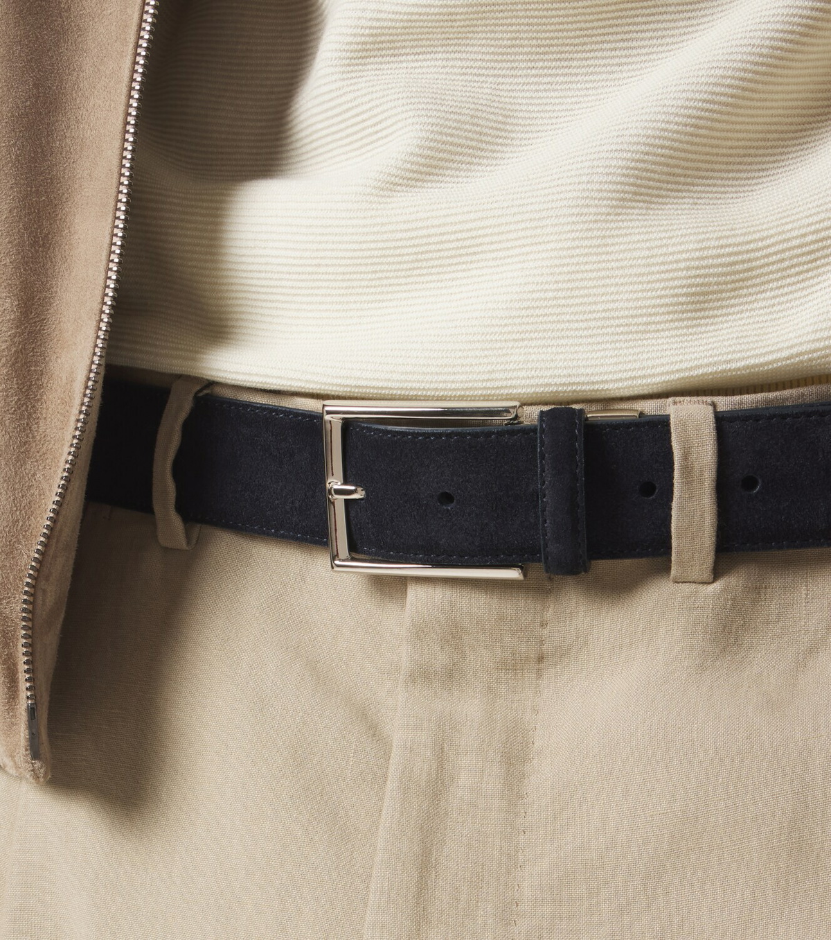 Canali Suede belt