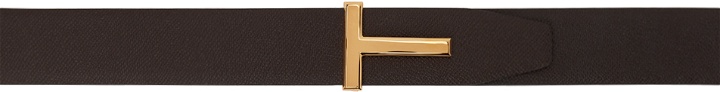 Photo: TOM FORD Brown & Tan T Icon Reversible Belt