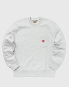Carhartt Wip Heart Pocket Sweat Grey - Mens - Sweatshirts