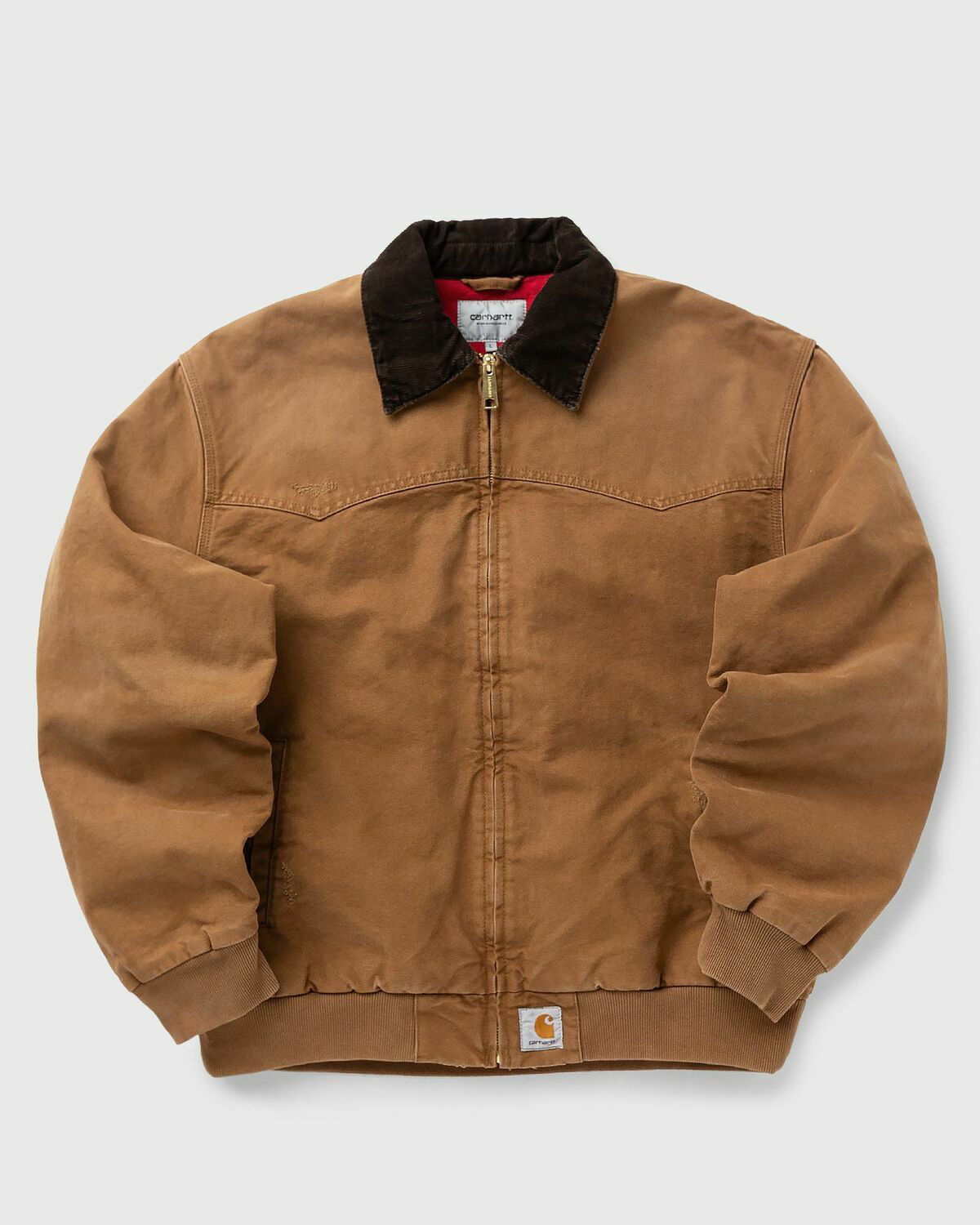 Carhartt WIP OG Santa Fe Jacket Brown Mens Denim Jacket Carhartt WIP