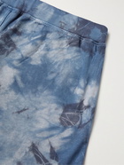 Onia - Tie-Dyed Cotton-Jersey Shorts - Blue