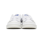 adidas Originals White and Blue Supercourt Sneakers