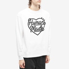 Human Made Men's Long Sleeve Heart T-Shirt in White