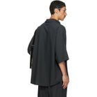 Fear of God ESSENTIALS Black Button Up Shirt