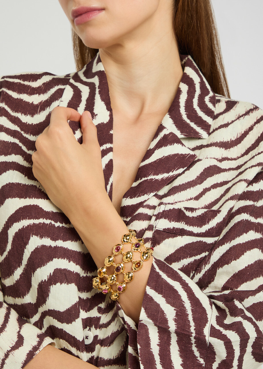 Joanna Laura Constantine Statement 18kt Gold-plated Bracelet - One Size