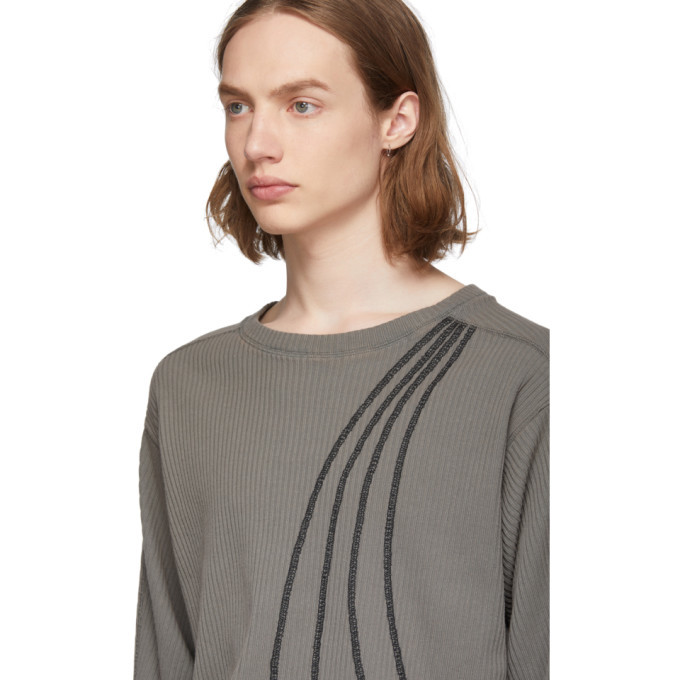 Kiko Kostadinov Grey River Long Sleeve T-Shirt