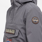 Napapijri Men's Rainforest Winter Jacket in Dark Grey Solid