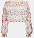 Missoni Mare Zig Zag printed cropped top