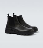 Prada Chelsea leather ankle boots