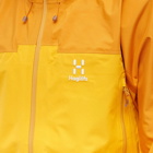 Haglofs Men's Roc Flash Gore-Tex Jacket in Sunny Yellow/Desert Yellow