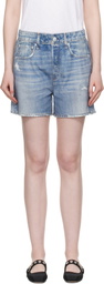 rag & bone Blue Miramar Terry Walking Shorts