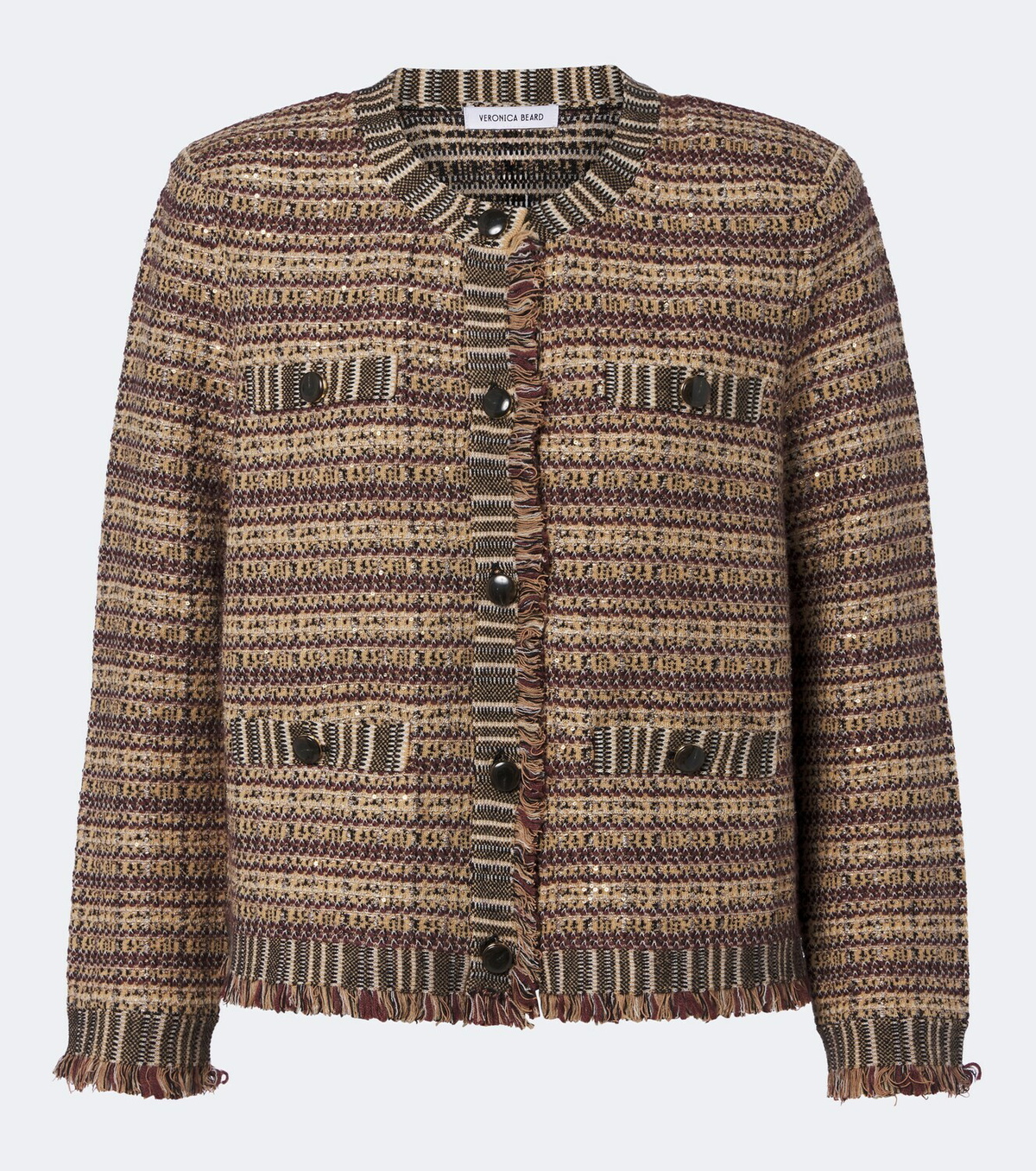 Veronica Beard Sariyah cropped tweed jacket