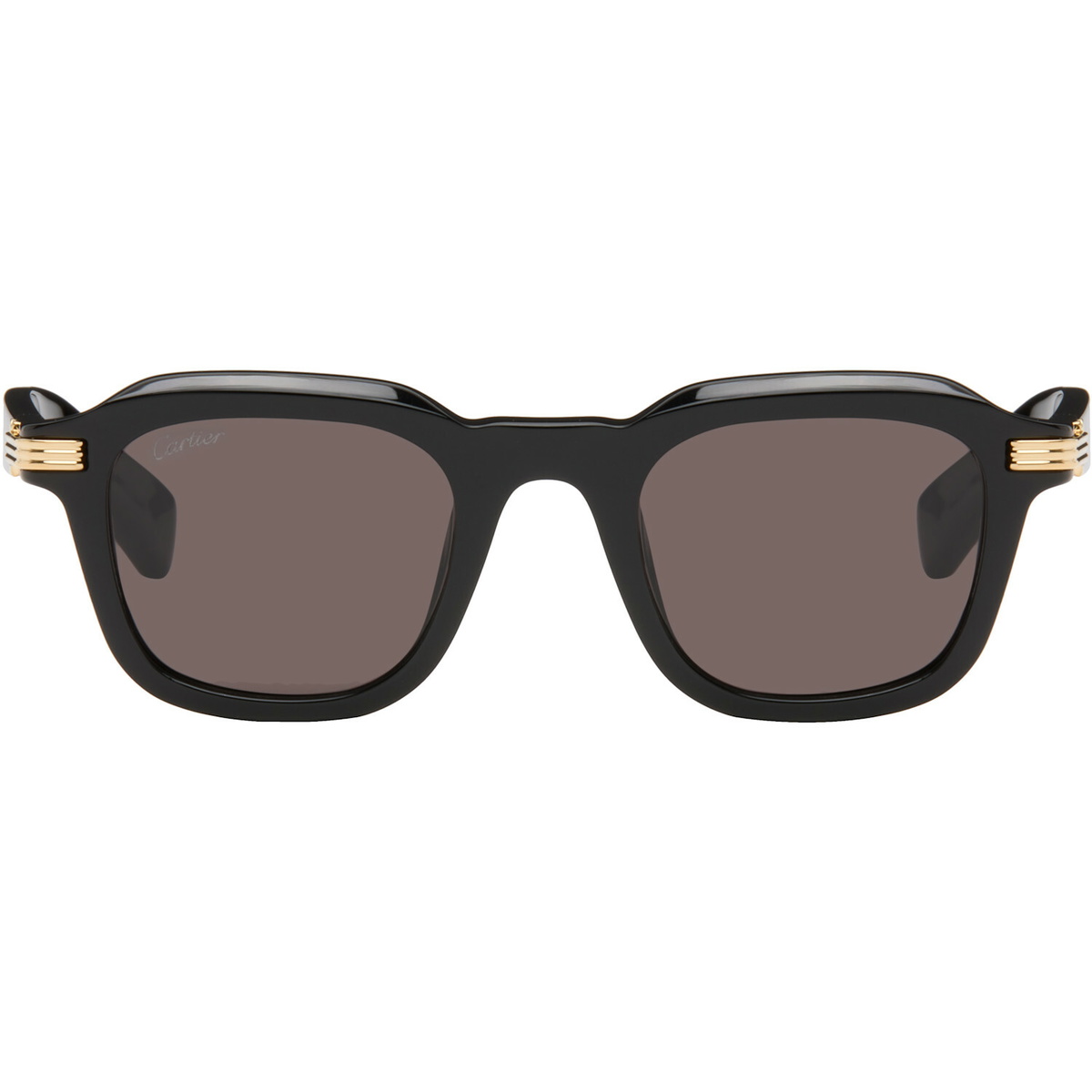 Cartier Black 'Première de Cartier' Sunglasses
