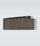 Gucci Checked wool scarf