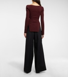 Khaite Maddy ribbed-knit top
