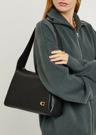 Coach Lola Pebbled Leather Shoulder bag - Black - One Size