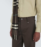 Burberry Burberry Check cashmere scarf