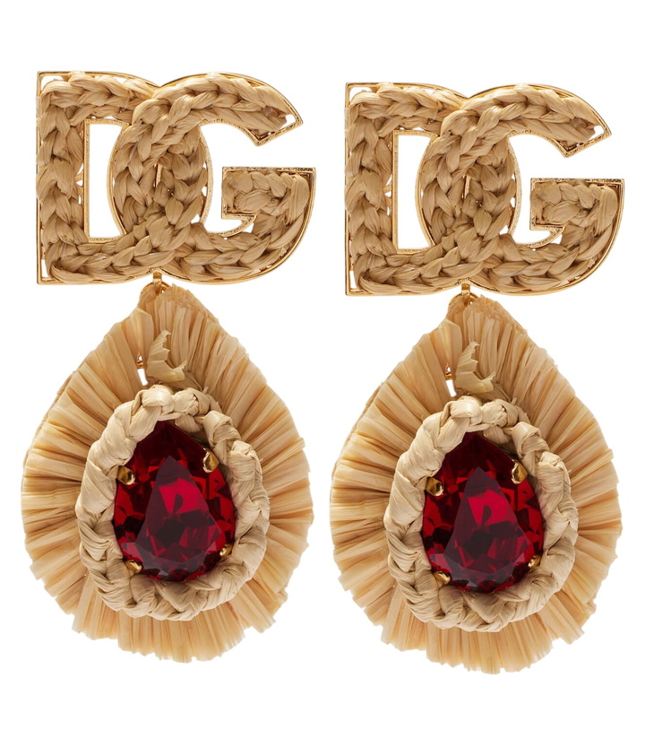 Photo: Dolce&Gabbana DG crystal-embellished clip-on earrings