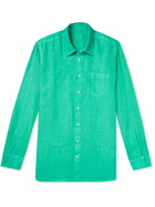 120% - Linen Shirt - Green