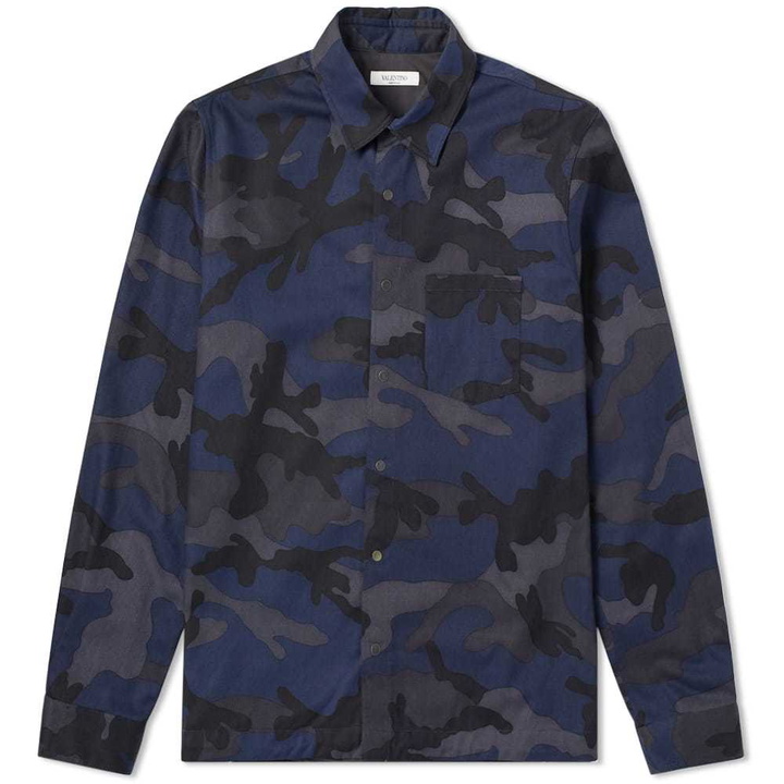 Photo: Valentino Camo Drawstring Overshirt