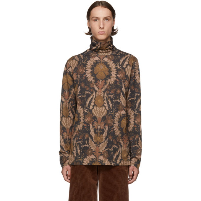 Photo: Dries Van Noten Brown Hadrion Turtleneck