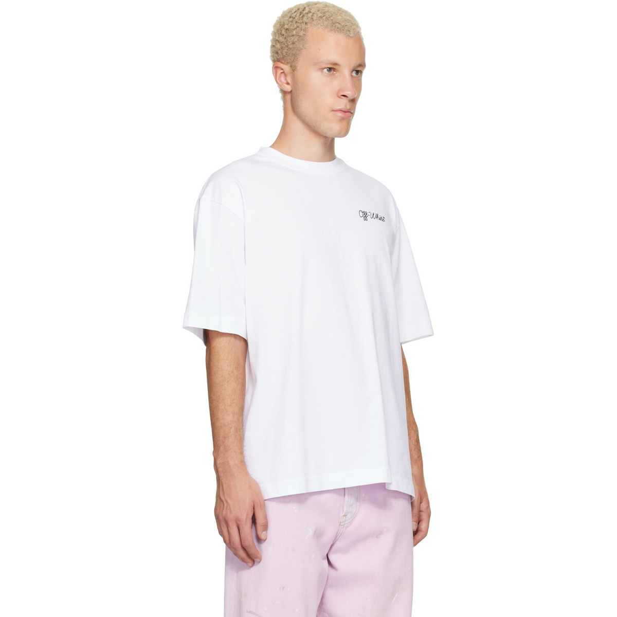 Off-White White Script Logo Skate T-shirt