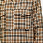 Uniform Bridge Men's Pocket Check Shirt in Beige
