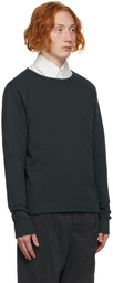 Lemaire Navy Terry Long Sleeve T-Shirt