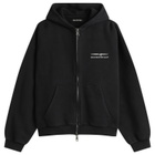 Cole Buxton Men's Sport Zipped Hoodie in Vintage Black