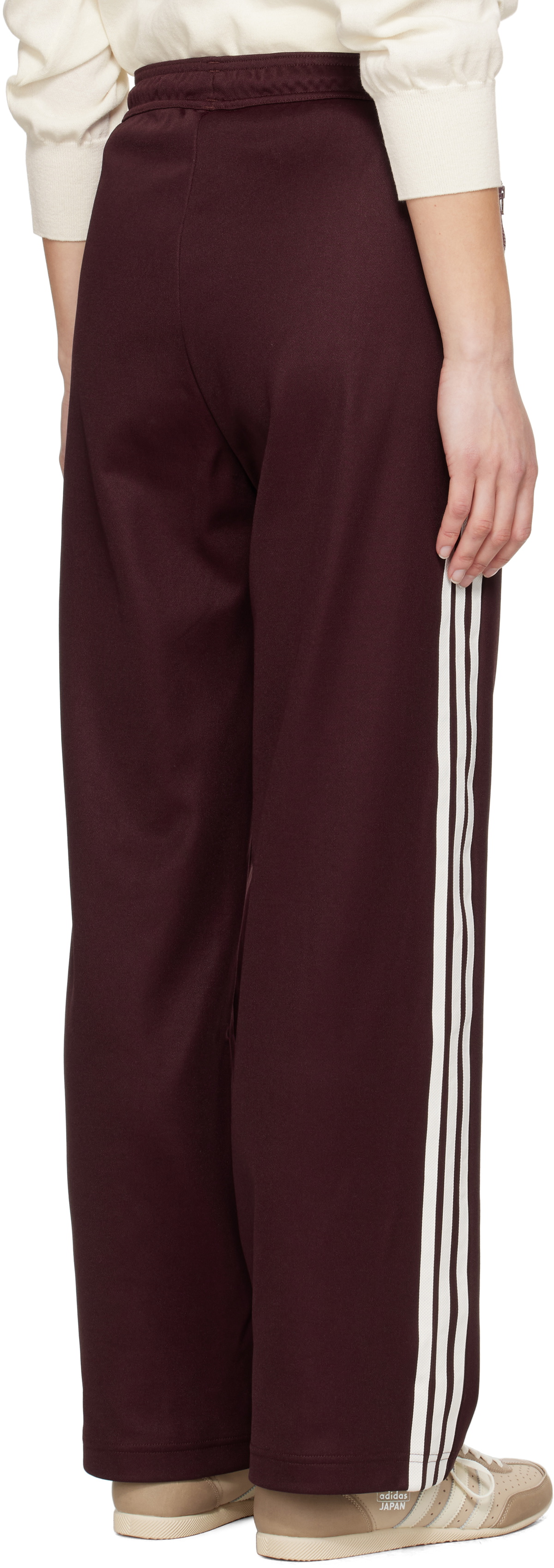 Sporty & Rich Burgundy adidas Originals Edition Track Pants