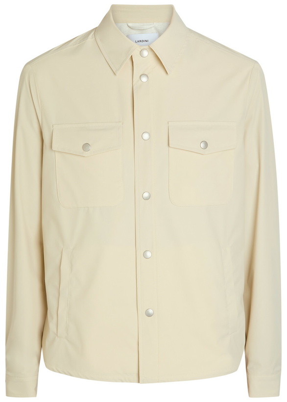 Photo: Lardini Shell Overshirt Ecru
