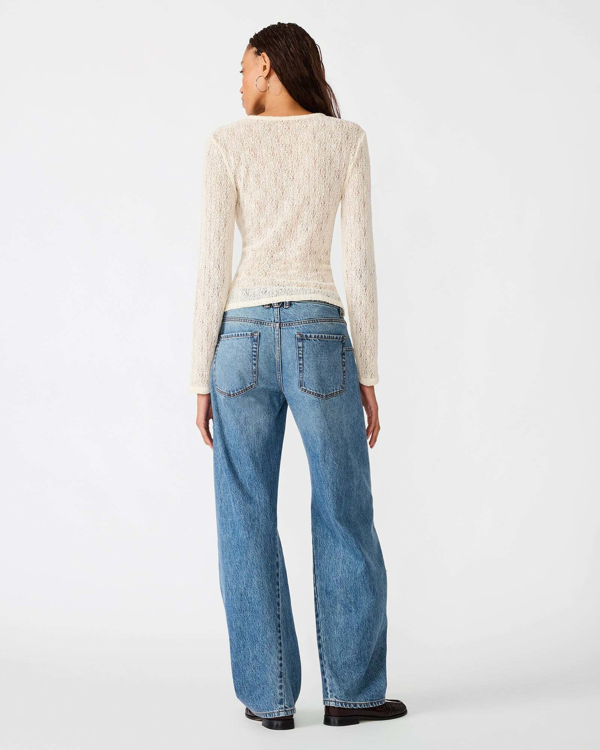 Steve Madden Sierra Knit Top in Ivory