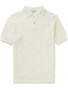 Etro - Cotton-Jacquard Polo Shirt - White
