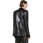 Rick Owens Black Extreme Soft Blazer