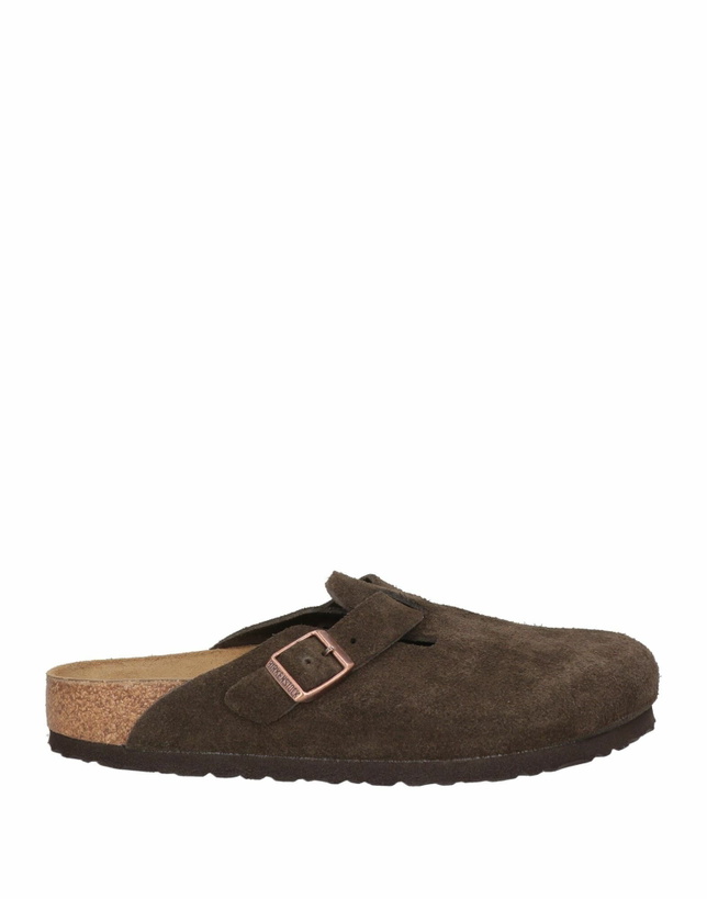 Photo: Birkenstock Boston Womens Mules & Clogs in Dark brown