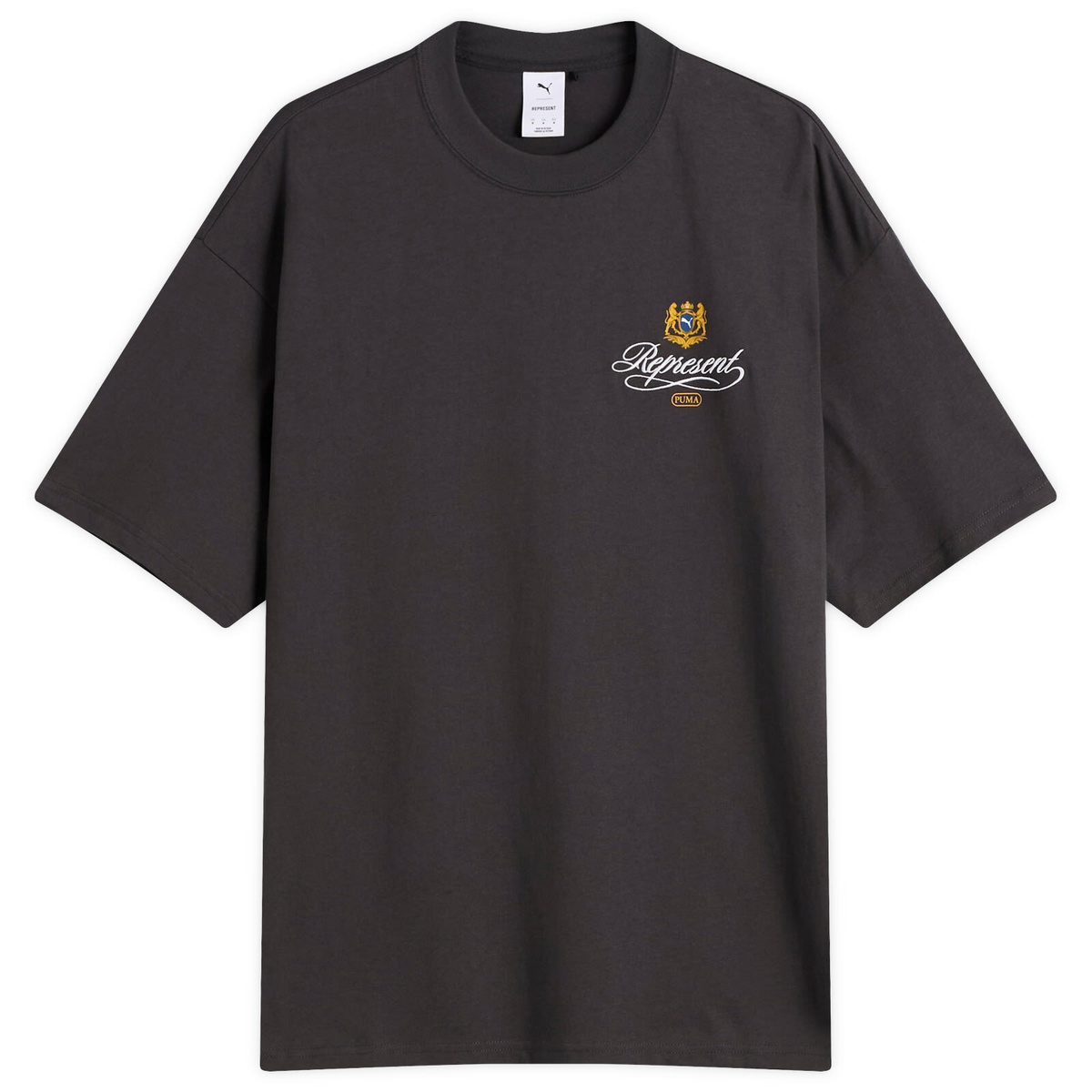 Puma x REPRESENT Graphic T-Shirt in Flat Dark Gray