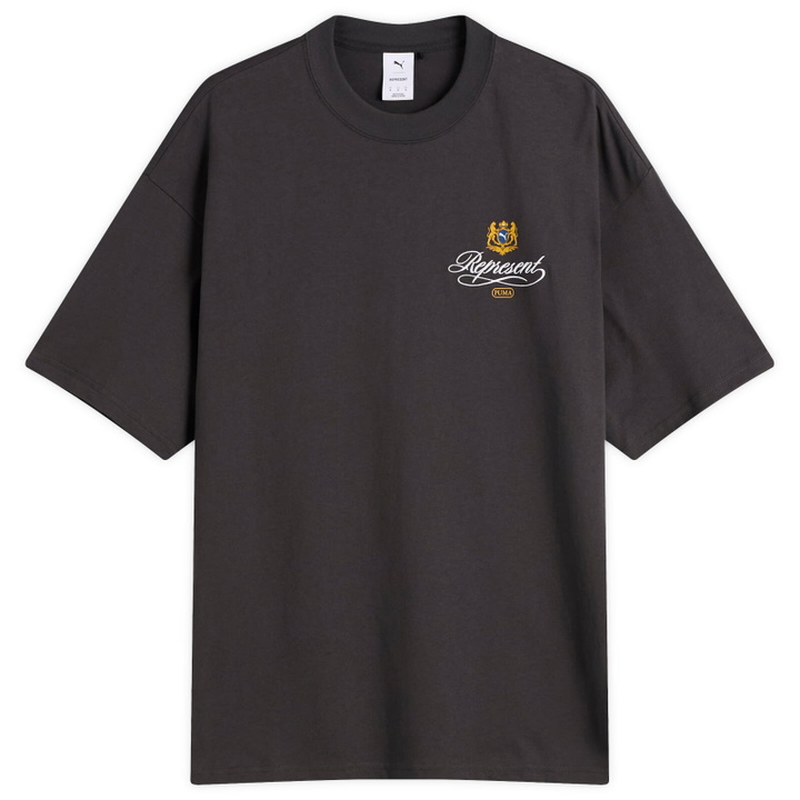 Photo: Puma x REPRESENT Graphic T-Shirt in Flat Dark Gray