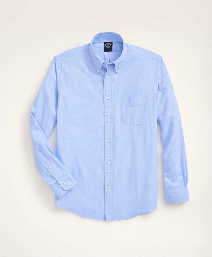 Photo: Brooks Brothers Men's Big & Tall Portuguese Flannel Shirt | Light Blue