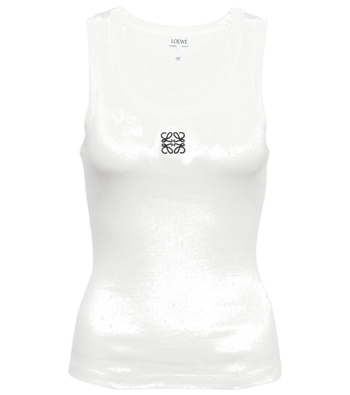 Loewe - Anagram cotton-blend tank top Loewe