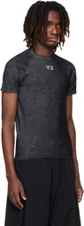 Y-3 Black & Gray Mercedes-AMG F1 Edition Engineered T-shirt