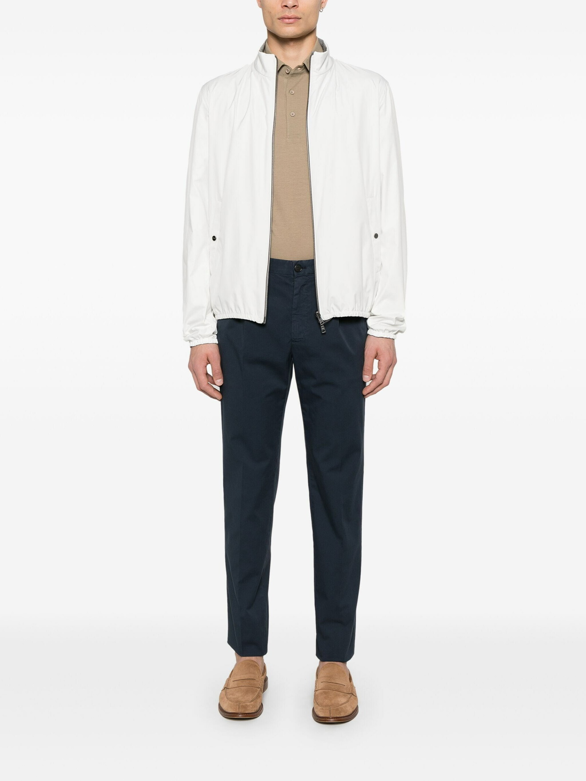 Herno Man Polo Shirt in Beige