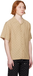 MISBHV Beige Monogram Shirt