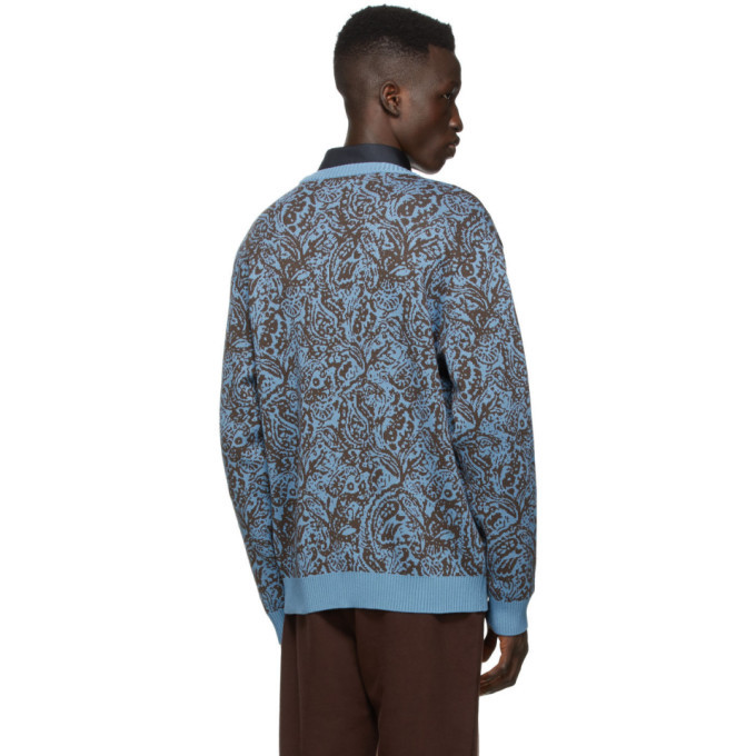 Awake NY Blue Paisley Cardigan Awake NY