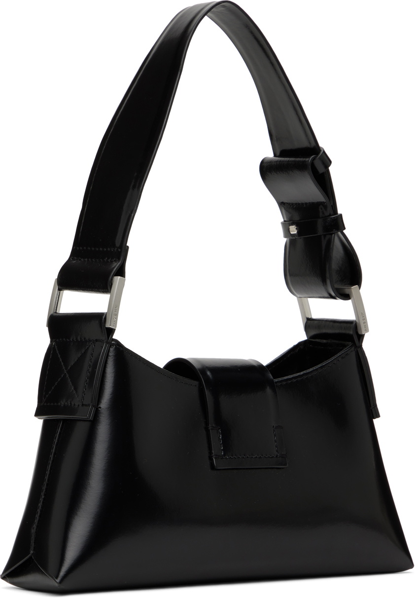 MISBHV Black Small Leather Shoulder Bag MISBHV