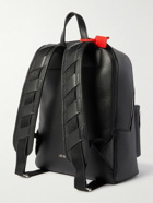 Off-White - Binder Embossed Full-Grain Leather Backpack