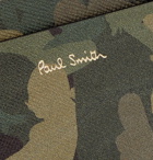 Paul Smith - Camouflage-Print Textured-Leather Cardholder - Green